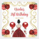 Search for brown red stickers Elegant