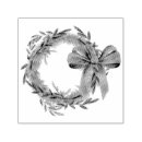 Search for christmas wreath rubber stamps Bow
