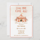 Search for carnival 1st birthday invitations Whimsical