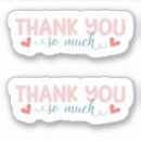 Search for modern thank you stickers Fun