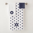 Search for navy bath towels Polka dot