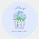 Search for round hydrangea stickers Blue and white