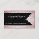 Search for pointed business cards Black