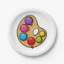 Search for artist palette plates Colorful