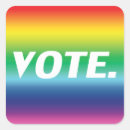 Search for democratic pride stickers Vote