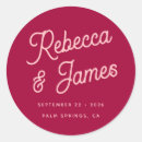 Search for hot pink wedding stickers Summer