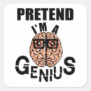 Search for genius stickers Funny