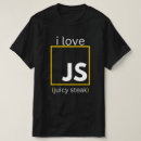 Search for web developer tshirts Javascript