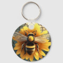 Search for bee key rings Sunflower
