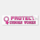 Search for pro women bumper stickers Political