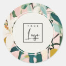 Search for teal and yellow stickers Botanical