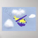 Search for cartoon flying plane posters For kids