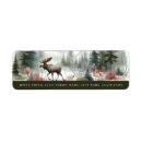 Search for woodland animals return address labels Bear