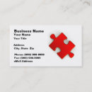 Search for jigsaw puzzle business cards Achievement