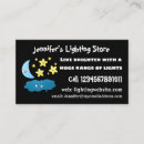 Search for stars business cards Starry night