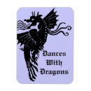 Search for black dragons magnets Silhouette