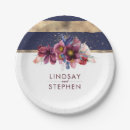 Search for burgundy and gold plates Modern