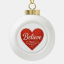 Search for believe christmas tree decorations Heart