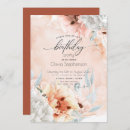 Search for coral birthday invitations Greenery