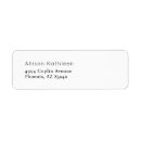 Search for return address labels bridal shower weddings Black and white