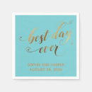 Search for turquoise gold napkins Typography