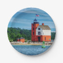 Search for lighthouse napkins Red and white