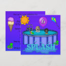 Search for water balloon birthday invitations Boy