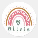 Search for rainbow name stickers Pink