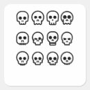 Search for cartoon skull stickers Spooky