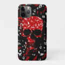 Search for red skull iphone cases Black