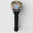 Search for grandpa golf head covers Black white