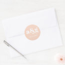 Search for peach monogram stickers Simple
