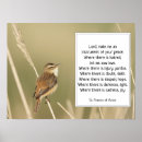 Search for prayer of st francis posters Bird