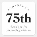 Search for 75 years stickers Thank you