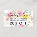 Search for share the love referral cards Social media