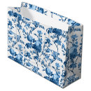 Search for floral gift bags Blue and white floral