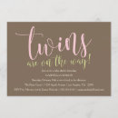 Search for elegant twin baby shower invitations Script