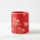 Search for valentines day template mugs I love you