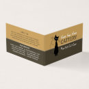 Search for black cat business cards Animal care