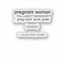 Search for funny pregnant stickers For her