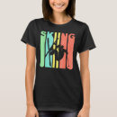 Search for skier silhouette tshirts Retro