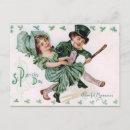 Search for victorian st patricks day cards Shamrocks