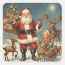 Search for vintage reindeer stickers North pole
