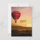 Search for hot air balloon rsvp cards Vintage
