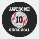 Search for baseball birthday stickers Vintage
