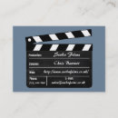 Search for clapperboard business cards Movie