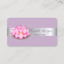 Search for purple lotus business cards Modern