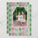 Search for pink photo christmas cards Plaid