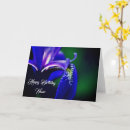 Search for blue iris birthday cards Floral
