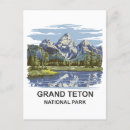 Search for jackson hole postcards Us national parks